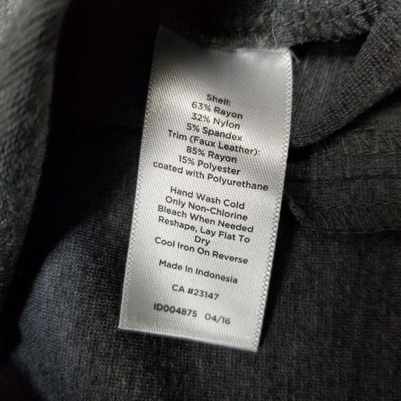 Talbots Grey Rayon Blend Sheath Dress 4 Petite - Picture 6 of 8